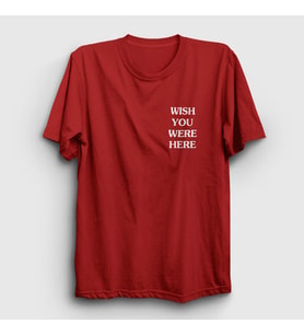 Presmono Unisex Sarı Wish Astroworld Travis Scott T-Shirt 43394tt (Kırmızı)