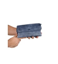 Boliva 9874 Hakiki Deri Unisex Çanta (Lacivert)