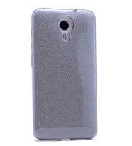 General Mobile 4G Android One Kılıf Simli Parlak Shining Kapak (Mavi)
