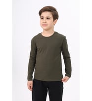 Toontoy Erkek Çocuk Baskılı Tişört (Haki)