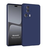 Microsonic Matte Silicone Xiaomi Mi 13 Lite Kılıf Siyah (Lacivert)