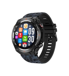 Zcwatch V1024 GPS Outdoor Tank2, Bt Call, Spor Sağlık, 1 ATM Profesyonel Akıllı Saat (Kamuflaj)