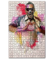 Cakapuzzle Ray Charles Kalp Görseli Puzzle Yapboz MDF (Ahşap) (500 Parça)