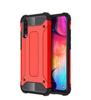 Microsonic Samsung Galaxy A50 Kılıf Rugged Ar (Kırmızı)