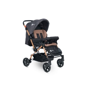 4 Baby Olympus Gold Çift Yönlü Bebek Arabası (Antrasit)