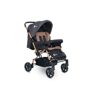 4 Baby Olympus Gold Çift Yönlü Bebek Arabası (Antrasit)
