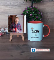 Yazılım Mühendisi Fotoğraflı Dekoratif Taş, Kupa Bardak Beyaz Hediye (Model 13)