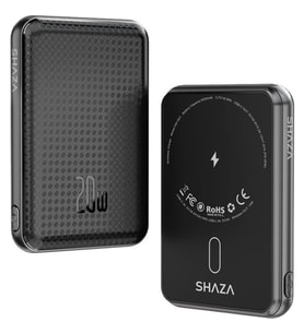 Shaza 5000 Mah 20W Megsafe Hızlı Şarj Powerbank (Siyah)