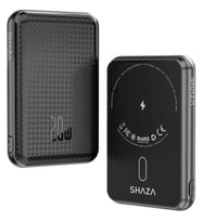 Shaza 5000 Mah 20W Megsafe Hızlı Şarj Powerbank (Siyah)