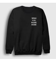 Presmono Unisex Siyah Wish Astroworld Travis Scott Sweatshirt