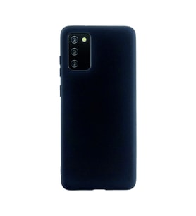 Samsung Galaxy A02s Kılıf Kamera Korumalı Silikon Rubber Arka Kapak (Siyah)