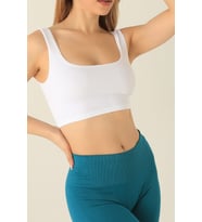 Gigotto Seamless Fitilli Toparlayıcı Büstiyer (Beyaz)