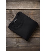 Woolen World Bisiklet Yaka Battal (Büyük Boy) Yünlü Triko Kazak (Siyah)