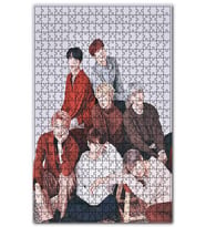 Cakapuzzle BTS Kore Pop Casual Kıyafetler Puzzle Yapboz MDF (Ahşap) (255 Parça)