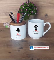 En Cool Baba Kalemlik, Kupa Bardak T Kişiye Özel Hediye Babaya Hediye (Model 8)