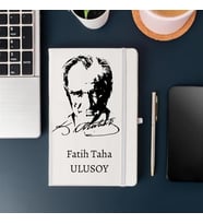 Kişiye Özel Atatürk Süliet Tasarımlı Defter