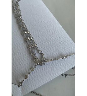 Full taşlı şahmeran (Gümüş)