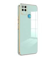 Microsonic Infinix Hot 10T Kılıf Olive Plated Siyah (Yeşil)