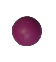 Kardelen Termoplastik Pati Desenli Köpek Oyun Topu XL 7.5 CM (Mor)