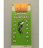 GOLDEN 50 İĞNELİ İSTAVRİT KÖSTEĞİ 7 NO BEYAZ İĞNE -0,20 MM -0,22 MM -0,25 MM KÖSTEK (Turuncu)