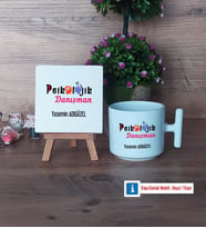 Psikolojik Danışman Dekoratif Taş, Kupa Bardak Kırmızı Hediye Psikolojik Danışmana Hediye (Model 11)