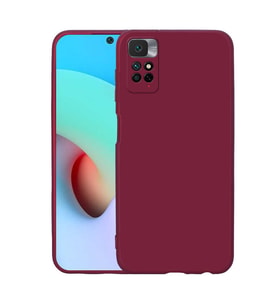 Xiaomi Redmi Note 11S Global Kılıf Özel Orijinal Lansman Serisi, İçi Kadife, Pürüzsüz Yumuşak ve Mat TPU Silikon (Koyu Mor)