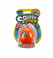 Squish Attack Stres Balonu Eğlenceli Esnek Hamurumsu Stres Balonu Orijinal Ürün (Turuncu)