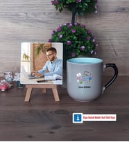Web Tasarım Uzmanı Fotoğraflı Dekoratif Taş, Kupa Bardak Beyaz Hediye (Model 10)
