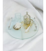 Radiant Nişan Damat Kahve Tepsisi (Beyaz)