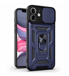 Vendas Apple iPhone 11 Kılıf Zore Vega Kapak (Siyah)