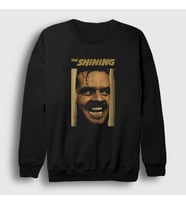 Presmono Unisex Beyaz Cover Film The Shining Sweatshirt 254223tt (Siyah)