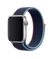 BİPOWER Apple Watch 42-44mm KRD3 Hasır Kordon - Sport (Lacivert)