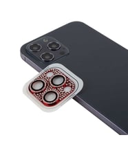 Apple iPhone 12 Pro CL-08 Kamera Lens Koruyucu (Kırmızı)