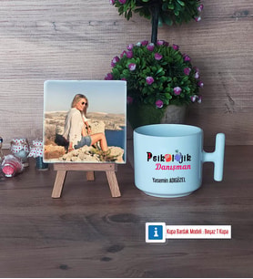 Psikolojik Danışman Fotoğraflı Dekoratif Taş, Kupa Bardak Beyaz Hediye Psikolojik Danışmana Hediye (Model 12)
