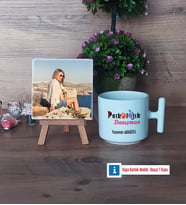 Psikolojik Danışman Fotoğraflı Dekoratif Taş, Kupa Bardak Beyaz Hediye Psikolojik Danışmana Hediye (Model 12)