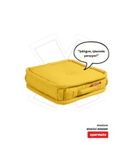 XPERMATE Bisküvi Minder Petek Önü Palet Üstü Minderi Fransız Minder Bank ve Bahçe Minderi 45x45x14 cm (Sarı)