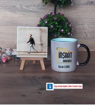 İnşaat Mühendisi Fotoğraflı Dekoratif Taş, Kupa Bardak Beyaz Hediye (Model 9)