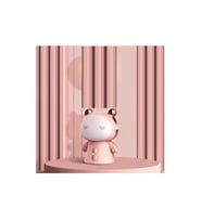 Livava Sevimli Bebek Led Gece Lambası, Usb Li, Mor, 8x14 (Pembe)