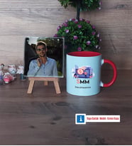 Mali Müşavir Fotoğraflı Dekoratif Taş, Kupa Bardak Beyaz HediyeMuhasebeciler Günü Hediyesi (Model 2)