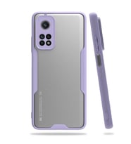 Xiaomi Mi 10T Pro 5G Kılıf Parfe Kenarları Pastel Renk Silikon (Mor)