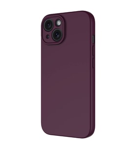 iPhone 15 Plus Kılıf Mara Lansman İç Yüzeyi Kadife Kılıf (Koyu Mor)
