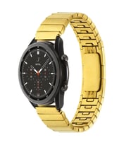Samsung Galaxy Watch 46mm Kordon Titanyum Metal Kordon 22mm 82 (Gold)