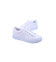 Papuç Sepeti 2598 Kadın Günlük Sneaker Ayakkabı (Beyaz)