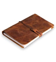 Modica Salton - Hakiki Deri Naturel Defter Kılıfı (Taba)