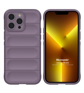 Microsonic Apple iPhone 13 Pro Max Kılıf Oslo Prime Yeşil (Lila)