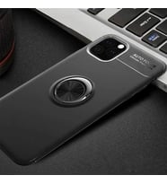 Apple iPhone 11 Pro Kılıf Zore Ravel Yüzülü Silikon Kılıf (Siyah)