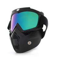 Motor Maske Motorcu Maskesi Koruyucu Tam Yüz Kask Altı Maske (Çok Renkli)