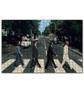 Cakapuzzle Beatles Yaya Geçidinde  Puzzle Yapboz MDF (Ahşap) (500 Parça)