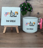 Veteriner Hekim Hediye Seti Kupa Bardak T Kulplu ve Dekoratif Taş Veteriner Hekime Hediye (Model 4)