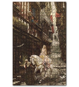 Cakapuzzle Lady Godiva Çıplaklığın Tarihi Puzzle Yapboz MDF (Ahşap) (500 Parça)